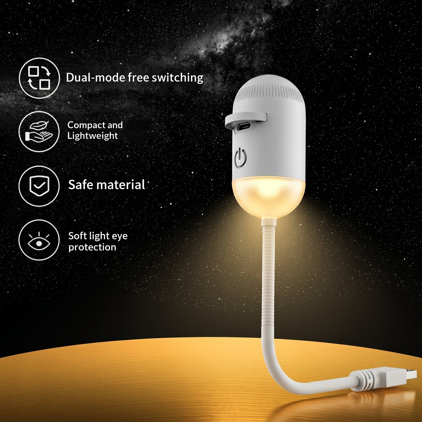 USB Soft Glow Night Lamp